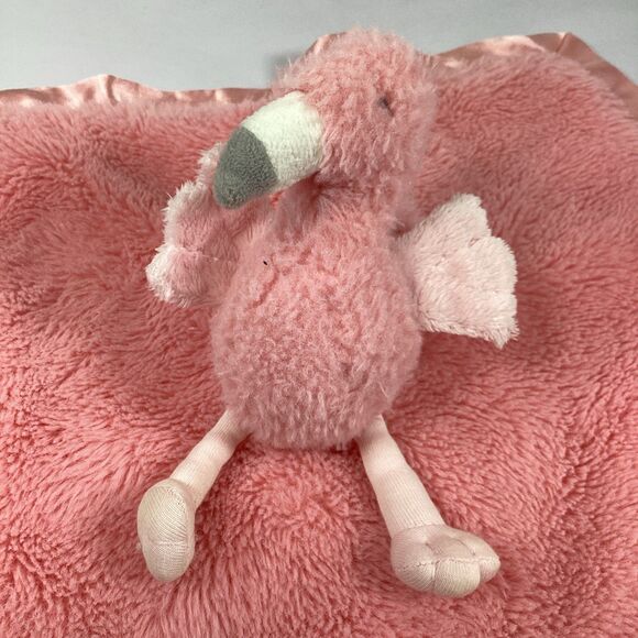 Cloud Island Flamingo Lovey Baby Security Blanket Pink Plush Stuffed Animal - Picture 2 of 6